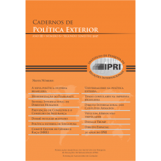 Cadernos de Política Exterior - Ano 3 • Número 6 • segundo semestre de 2017